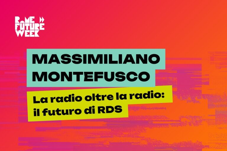 Massimiliano Montefusco RDS - Rome Future Week